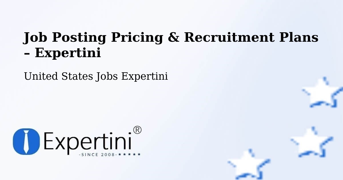Job Posting Pricing & Recruitment Plans – Pawtucket - Pawtucket, United States Jobs Expertini